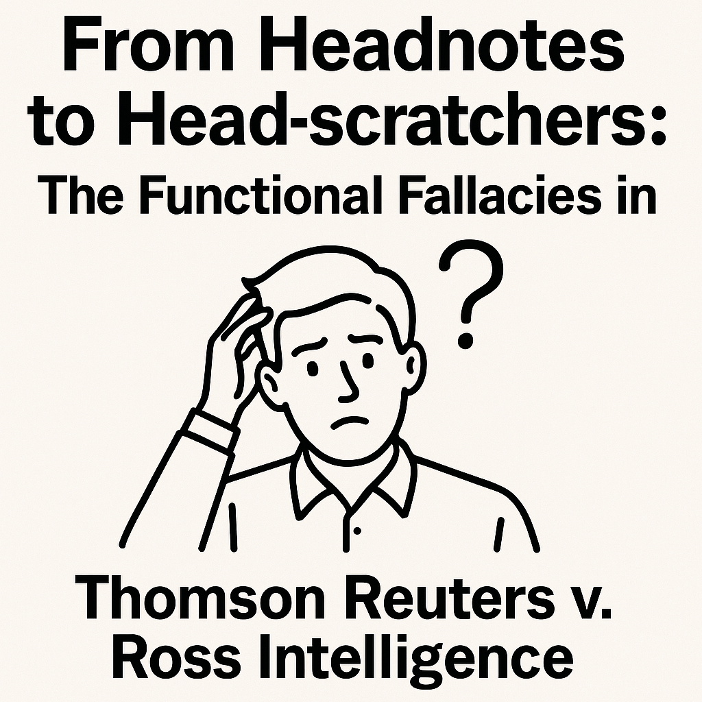 Copyright, Functionality, and the Headnote Paradox